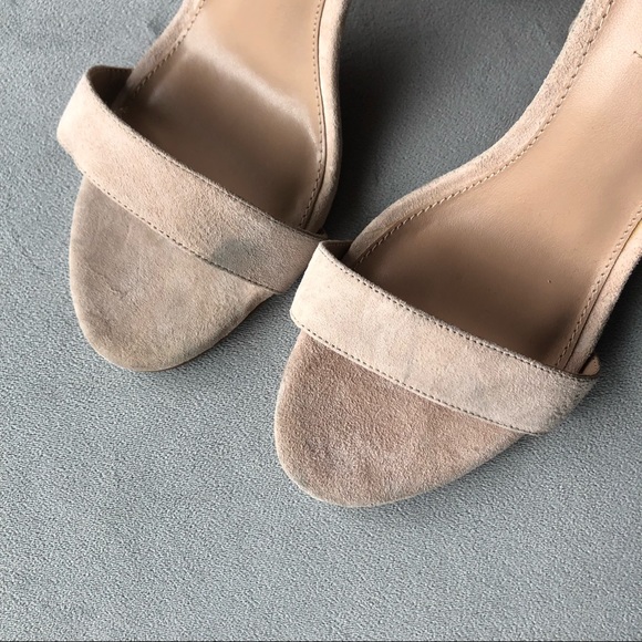 Steve Madden ~ Carrson ~ Block Heel Sandal ~ Ladies Size 8.5 ~ Blush Pink Suede - Picture 7 of 15